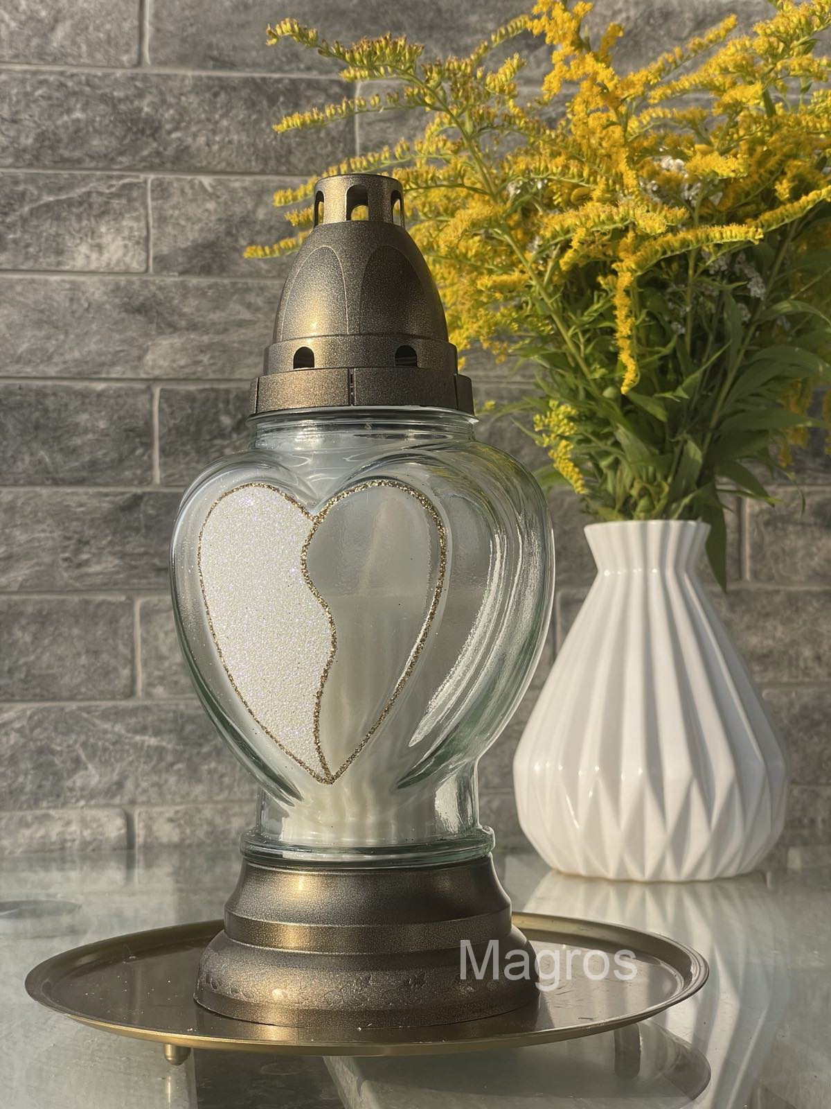 C-14 Сердце (белая)