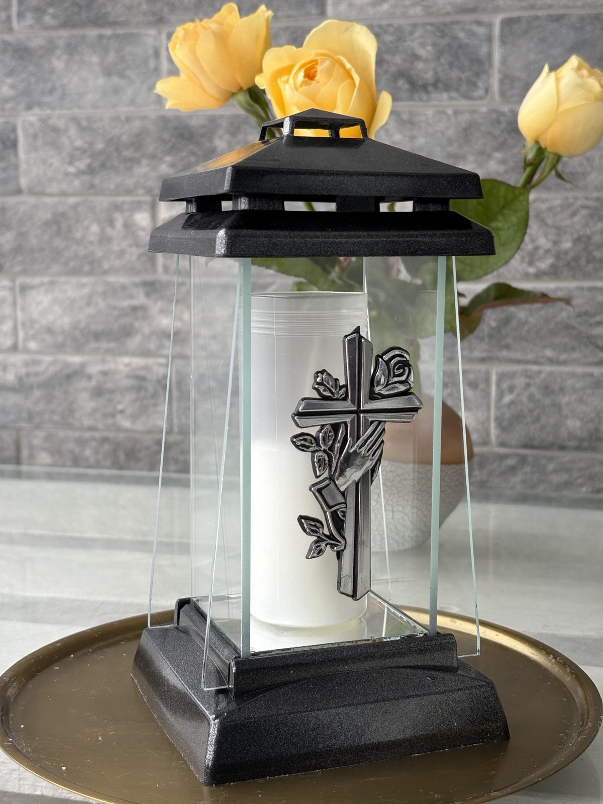 Лампада стеклянная Szyba 1 Крест